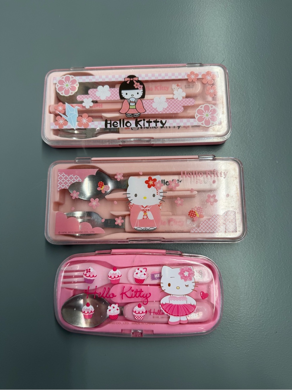 Hello Kitty💖3pc Utensil Set
